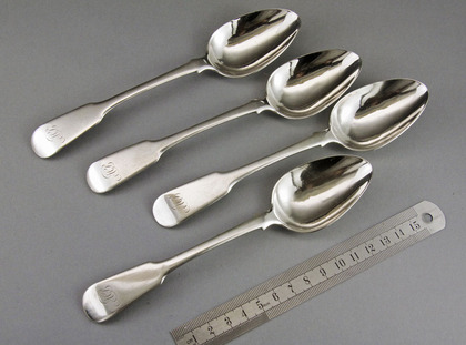 Cape Silver Dessert Spoons (set of 4) - Twentyman